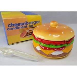 Cheeseburger Condiment Set